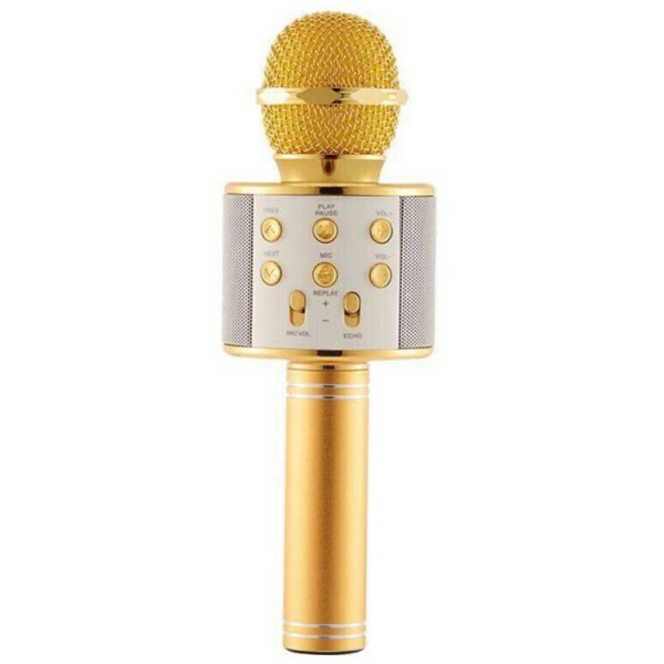 

Беспроводной караоке микрофон Handheld KTV WS-858 Gold