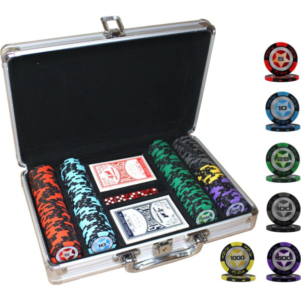 

Профессиональный покерный набор Goods4u PokerStar 200 номинальных фишек в кейсе