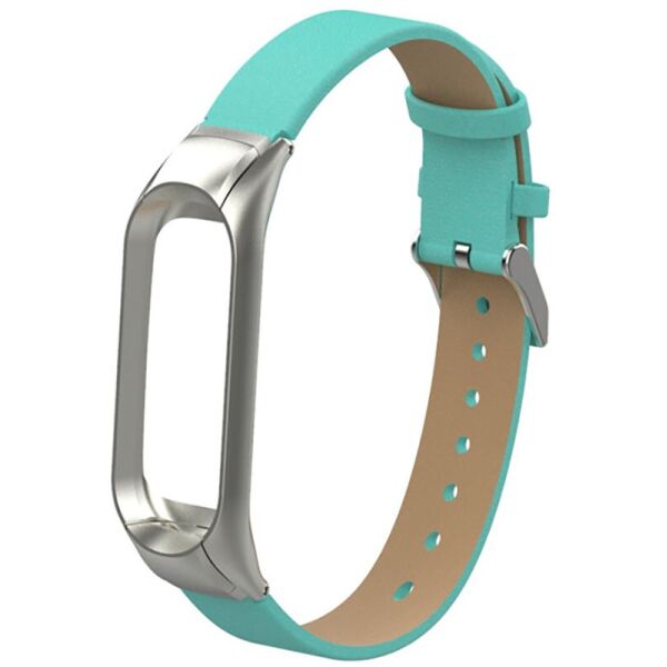 

UWatch PU leather Band For Mi Band 3/4 Green
