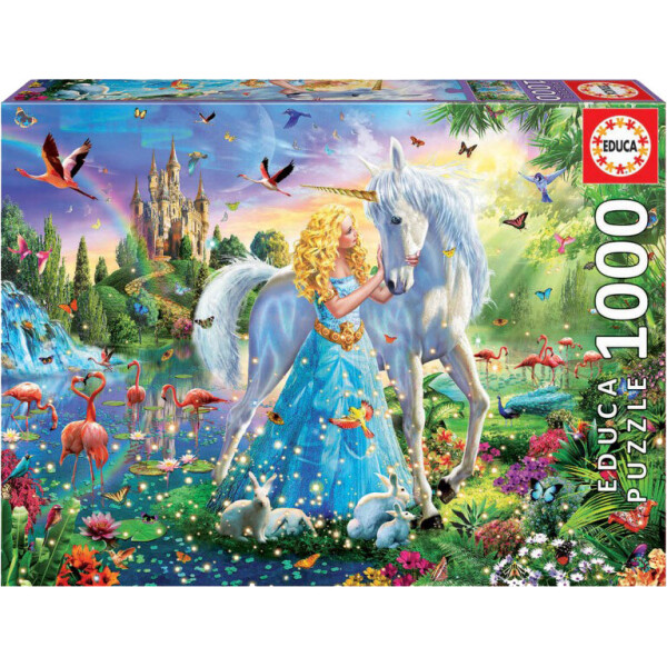 

Пазл Educa Принцесса и единорог 1000 эл. (17654)