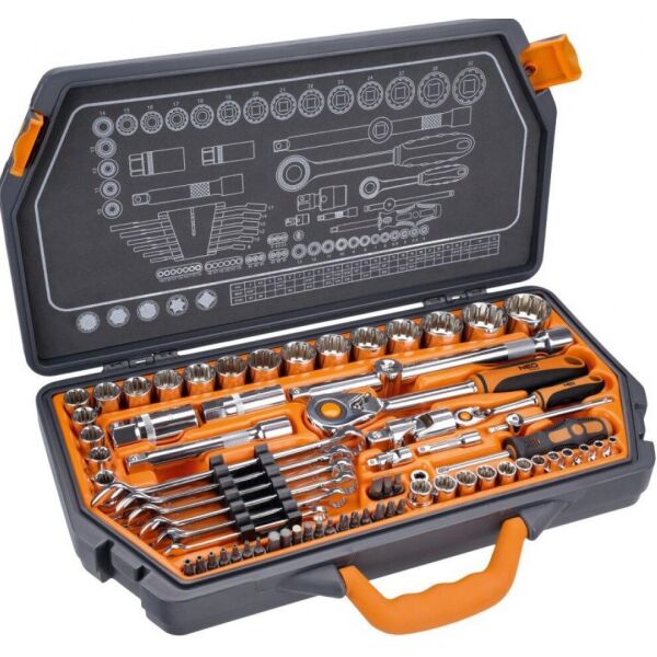 

NEO Tools 1/2", 1/4" Cr-V 71 шт (08-635)