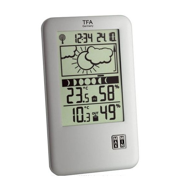 

Метеостанция TFA Neo Plus, 158x95x21 мм 351109.IT