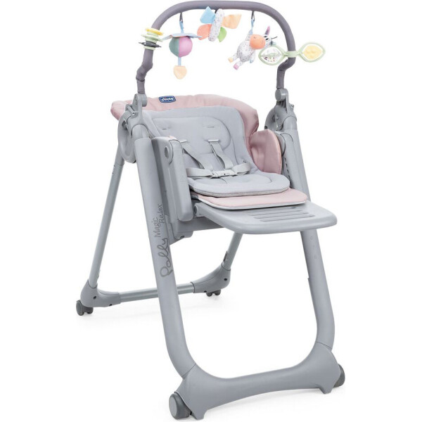Стульчик для кормления Chicco Polly Magic RelaxNew Розовый (79502.65)