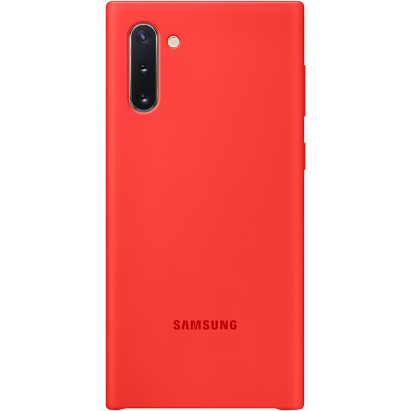 

Чехол Samsung Note10 Silicone Cover Red EF-PN970TREGRU