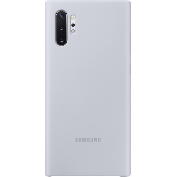 

Чехол Samsung Note10 + Silicone Cover Silver EF-PN975TSEGRU