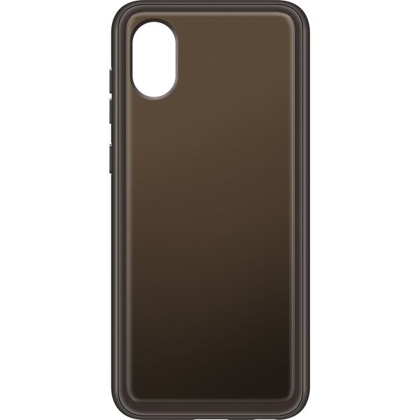 

Чехол Samsung Soft Clear Cover Black для A03 Core EF-QA032TBEGRU