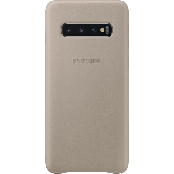 

Samsung S10 Leather Cover Gray EF-VG973LJEGRU