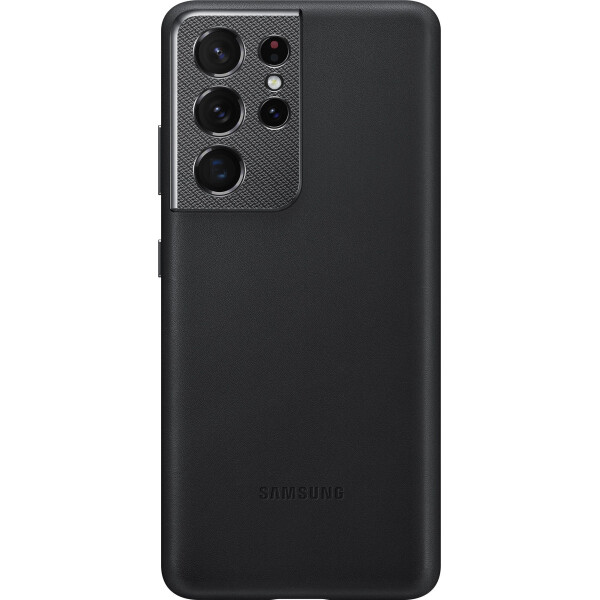

Чехол Samsung S21 Ultra Leather Cover Black EF-VG998LBEGRU