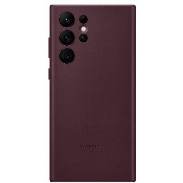 

Чехол Samsung Leather Burgundy EF-VS908LEEGRU для S22 Ultra