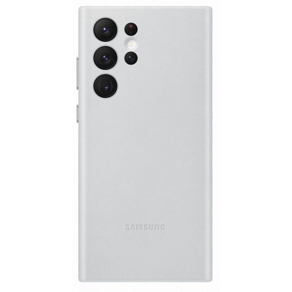 

Чехол Samsung Leather Light Gray EF-VS908LJEGRU для S22 Ultra