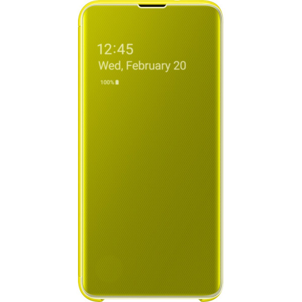 

Samsung S10e Clear View Cover Yellow EF-ZG970CYEGRU