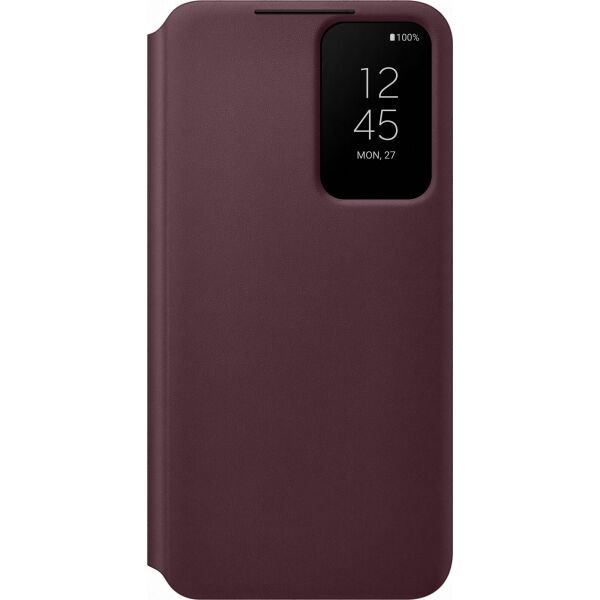 

Чехол Samsung Smart Clear View Burgundy EF-ZS901CEEGRU для S22