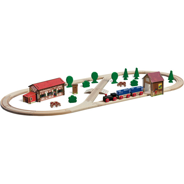 

Игровой набор Eichhorn Железная дорога Путешествие на ферму 41 эл. (100001268)