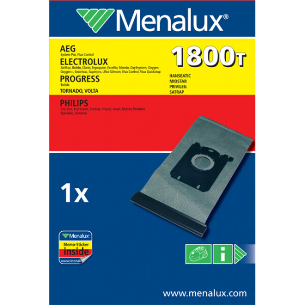 

Мешок для сбора пыли Electrolux Menalux 1800 T