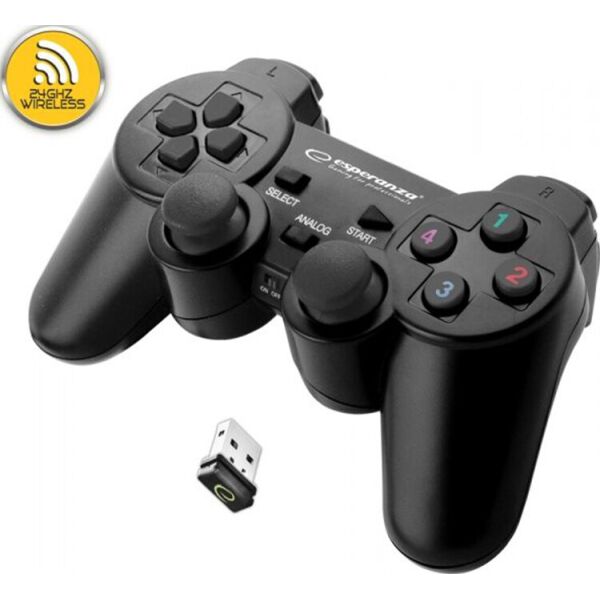 

Геймпад беспроводной Esperanza Gladiator Black PS3/PC