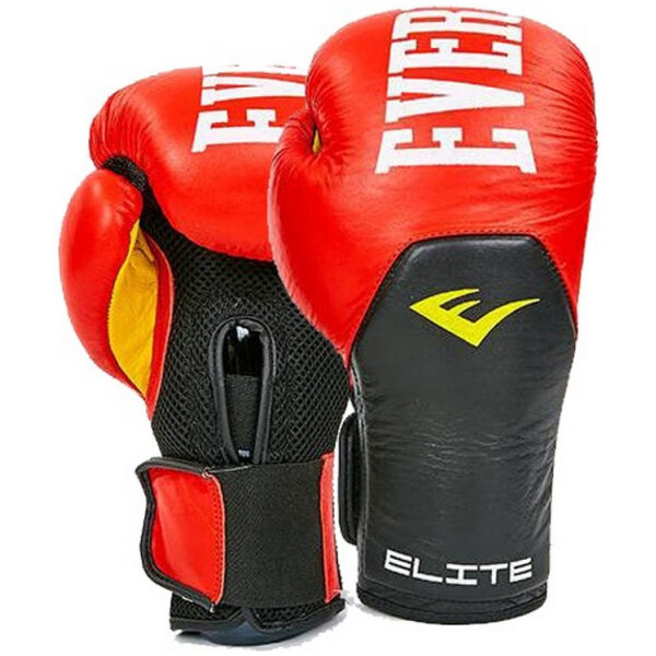 

Боксерские перчатки Everlast Elite EV-6757-R 10 унций кожаные красный (EV-6757-R-10)