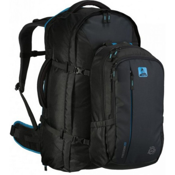 

на колесах Vango Exodus 60+20 Grey/Blue (926293)