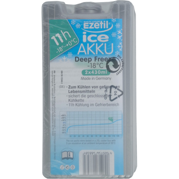 

Аккумулятор холода Ezetil Ice Akku 2x430ml DeepFreeze (4020716088600)