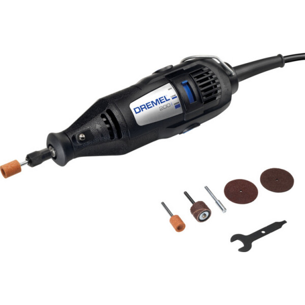

Многофункциональный инструмент Dremel 200 с 5 насадками