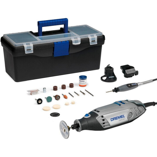 

Многофункциональный инструмент Dremel 3000 (3000-3/55) в чемодане с 55 насадками и 3 приставками