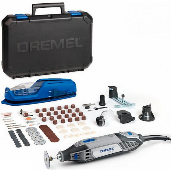 

Многофункциональный инструмент Dremel 4200 (4200-4/75 EZ) в чемодане с 75 насадками и 4 приставками