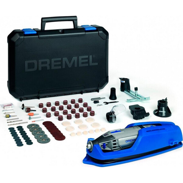 

Набор Dremel 4200 (4200-4/75 EZ) в чемодане с 75 насадками и 4 приставками