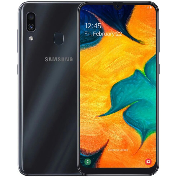 

Samsung Galaxy A30 3/32 2019 Black (SM-A305FZKUSEK)