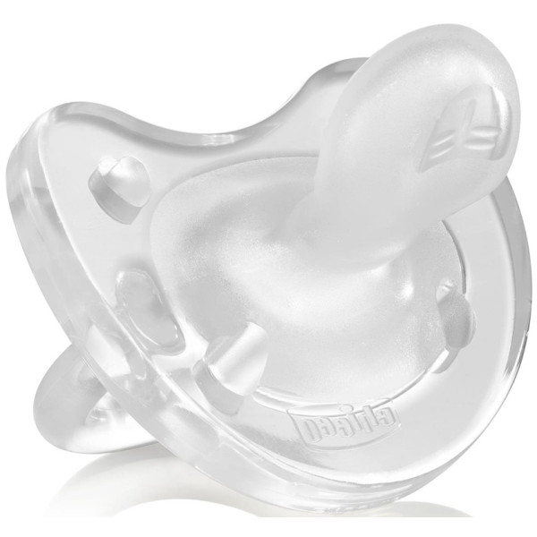 

Силиконовая пустышка Chicco Physio Soft 12+, белый (01810.01)