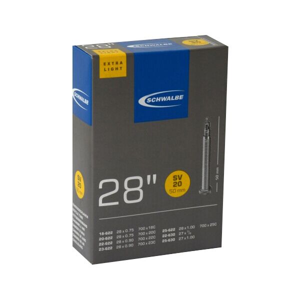 

Камера 28" (18/25-622/630) Schwalbe SV20 50мм Extra Light EK(TUB-52-96)