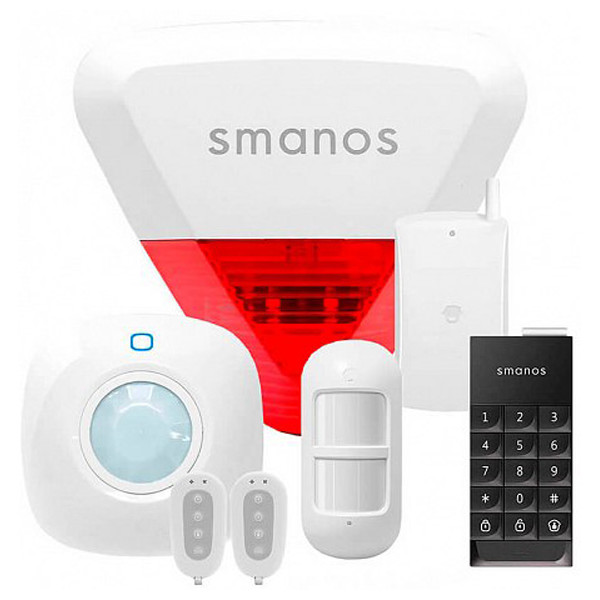 

Набор "Дом под контролем" на базе Smanos Wireless Outdoor Strobe Siren 7 в 1