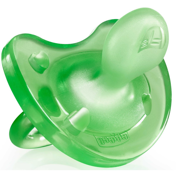 

Силиконовая пустышка Chicco Physio Soft, 6-16 мес., зеленый (02712.31.00.00)