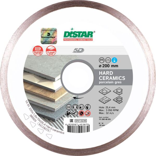 

Отрезной диск Distar Hard ceramics 1A1R 300x2,0x10x32 (11127048022)