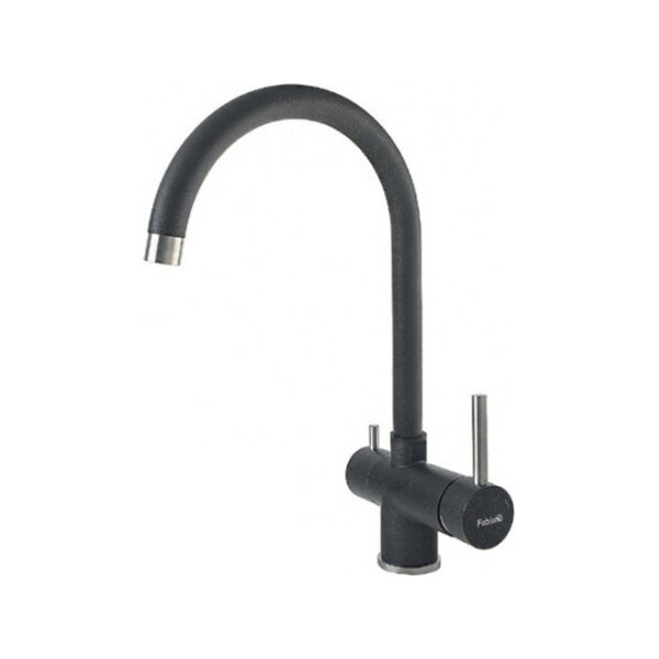 

Смеситель кухонный Fabiano FKM 31.5 S/Steel Antracit
