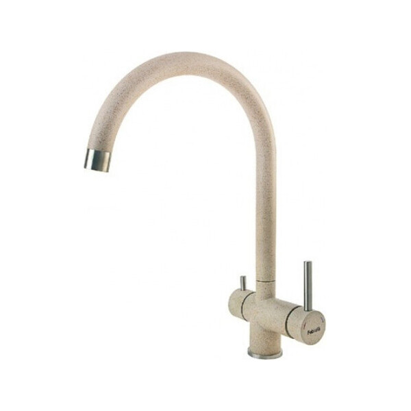 

Смеситель кухонный Fabiano FKM 31.5 S/Steel Beige