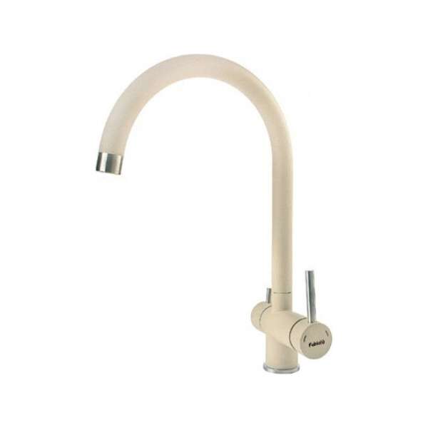 

Смеситель кухонный Fabiano FKM 31.5 S/Steel Cream