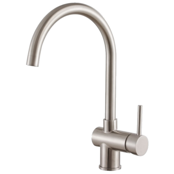 

Смеситель для кухни Fabiano FKM 39 S/Steel Inox нержавеющая сталь