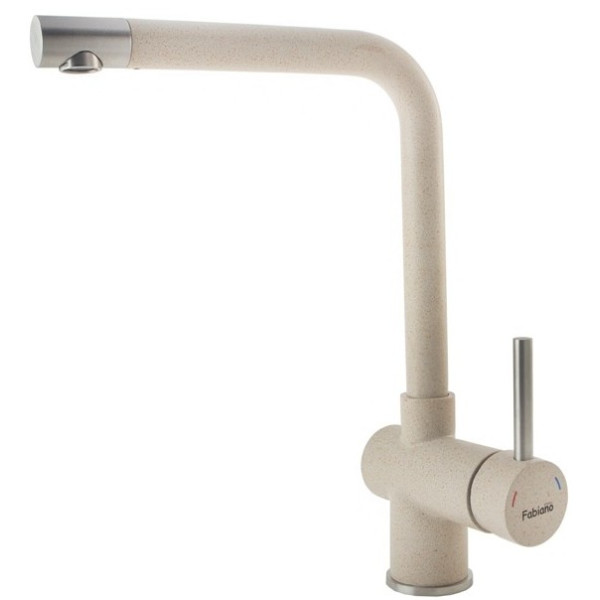 

Смеситель для кухни Fabiano FKM 45 S/Steel Beige бежевый