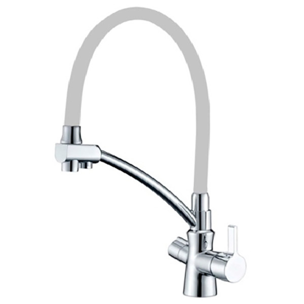 

Смеситель для кухни Fabiano FKM 31.9 Inox нержавеющая сталь