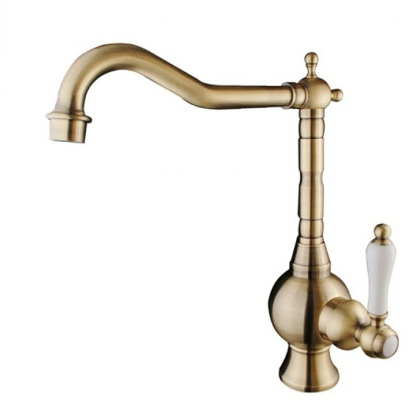 

Смеситель для кухни Fabiano FKM 49 Brass-Antique латунь