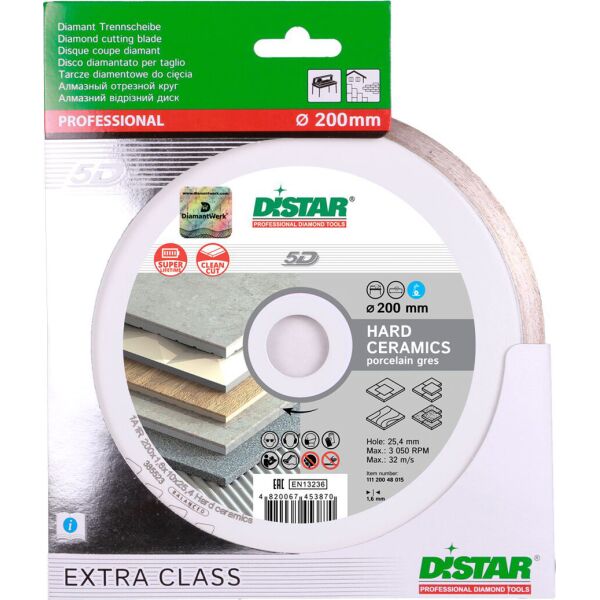 

Отрезной диск Distar Hard ceramics 1A1R 125x1,4/1,0x8x22,23 (11115048010)