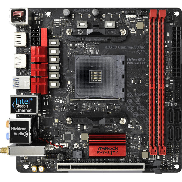 

Материнская плата ASRock Fatal1ty AB350 Gaming-ITX/AC