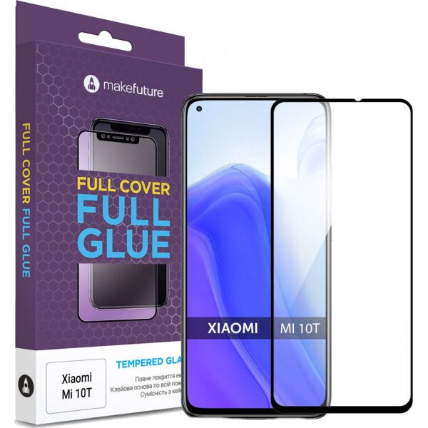 

MakeFuture Full Cover Full Glue Black для Xiaomi Mi 10T Lite