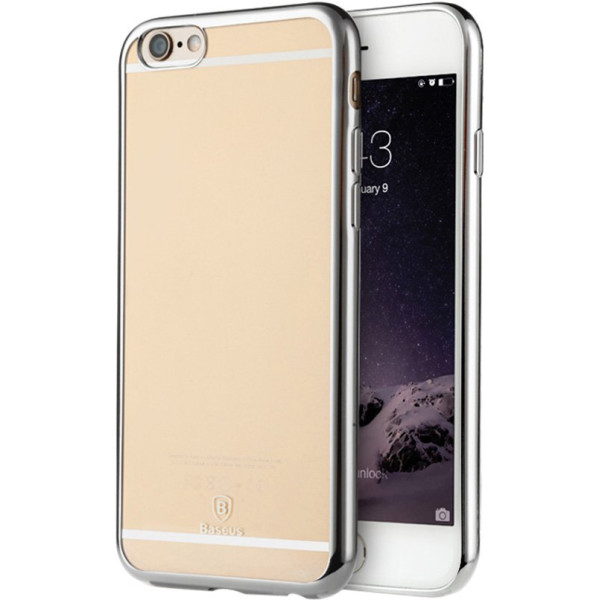 

Силиконовый чехол Baseus Shining серебристый для iPhone 6 Plus/6S Plus