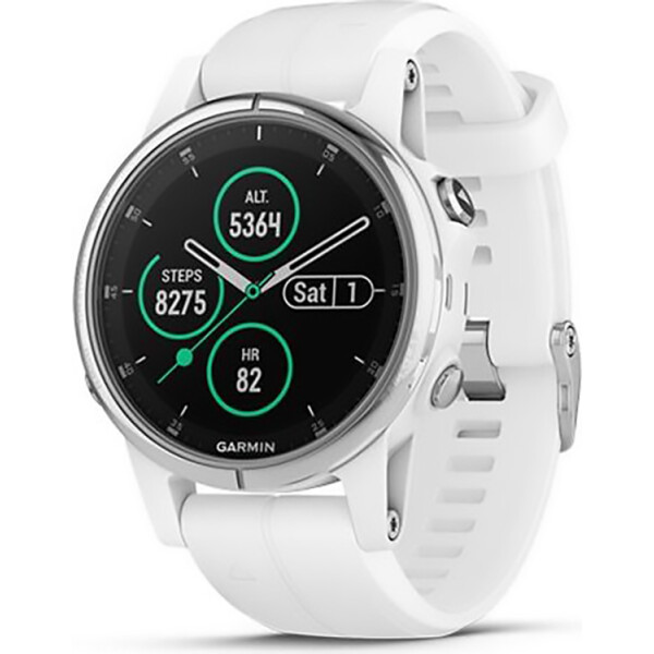 

Garmin Fenix 5S Plus Sapphire White with White Silicone (010-01987-01/73)