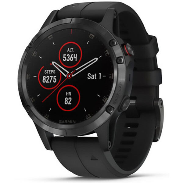 

Garmin Fenix 5 Plus Sapphire Black with Black Band (010-01988-00)