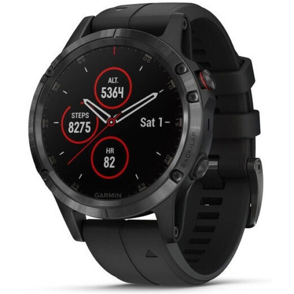 

Смарт-часы Garmin Fenix 5 Plus Sapphire Black with Black Band (010-01988-00)
