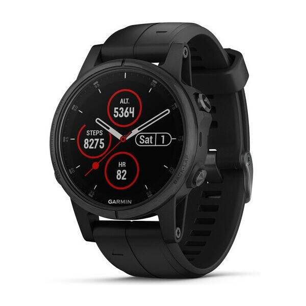

Garmin Fenix 5S Plus Sapphire Black with Black Band (010-01987-03)