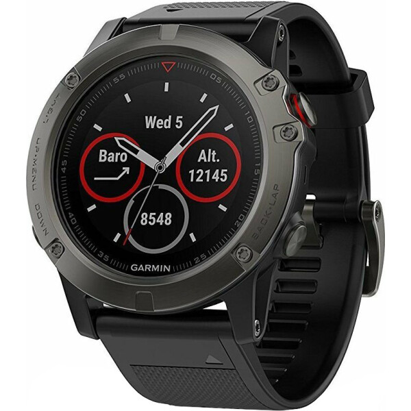 

Смарт-часы Garmin Fenix 5x Slate Gray Sapphire With Black Band (010-01733-00)