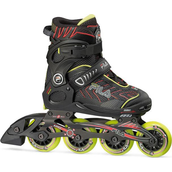 

Роликовые коньки Fila 2015 WIZY ALU M 32-35 black/red/green