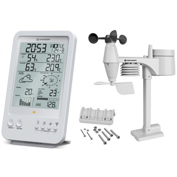 

Метеостанция Bresser Weather Center 5-in-1 White (925915)